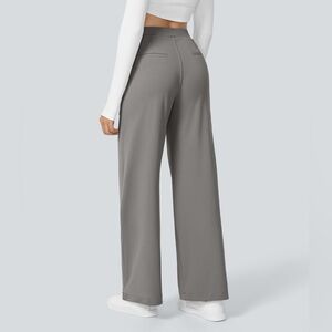 Halara Flex™ DayStretch High Waisted Pocket Straight Leg Work Pants large nwot